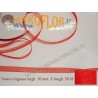 Nastro in Organza Rosso 10 mm x 50 metri Bomboniere