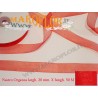 Nastro in Organza Rosso 20 mm x 50 metri Bomboniere