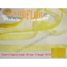 Nastro in Organza Giallo 20 mm x 50 metri Bomboniere