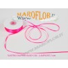 Nastro Doppio Raso Lampone 3mm x 50 metri