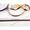 Nastro Doppio Raso Marrone 10mm x 50 metri