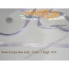 Nastro Doppio Raso Lilla 15mm x 50 metri