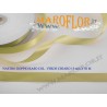 Nastro Doppio Raso Verde Chiaro 15mm x 50 metri