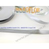 Nastro Doppio Raso Argento 15mm x 50 metri
