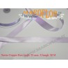 Nastro Doppio Raso Lilla 25mm x 50 metri