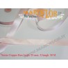Nastro Doppio Raso Rosa 25mm x 50 metri