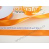 Nastro Doppio Raso Arancio Chiaro 25mm x 50 metri