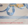 Nastro Doppio Raso Celeste 25mm x 50 metri