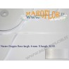 Nastro Doppio Raso Bianco 6mm x 50 metri
