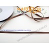 Nastro Doppio Raso Marrone 6mm x 50 metri