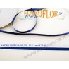 Nastro Doppio Raso Blu 6mm x 50 metri