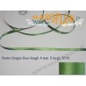 Nastro Doppio Raso Verde 6mm x 50 metri