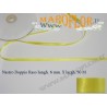 Nastro Doppio Raso Giallo 6mm x 50 metri