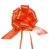 50 Coccarde h3cm Nastri Fiocchi Arancio per Sposi, Auto, Addobbi