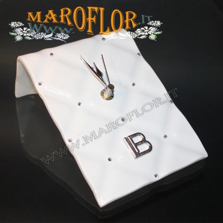 Bomboniere Matrimonio Laura Biagiotti Orologio da tavolo 11x14,5cm  Galatea GE043 Bomboniera Prima Comunione Anniversari