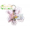 Bomboniere Portachiavi apine rosa 2 assortite cm 5 confezionate