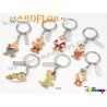 Bomboniere Portachiavi Walt Disney 7 Nani 10cm in Metallo