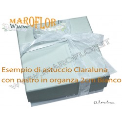 Bomboniere Claraluna 13041 Set Olio e Aceto in Porcellana Pera Bianca e Silver Linea Petite