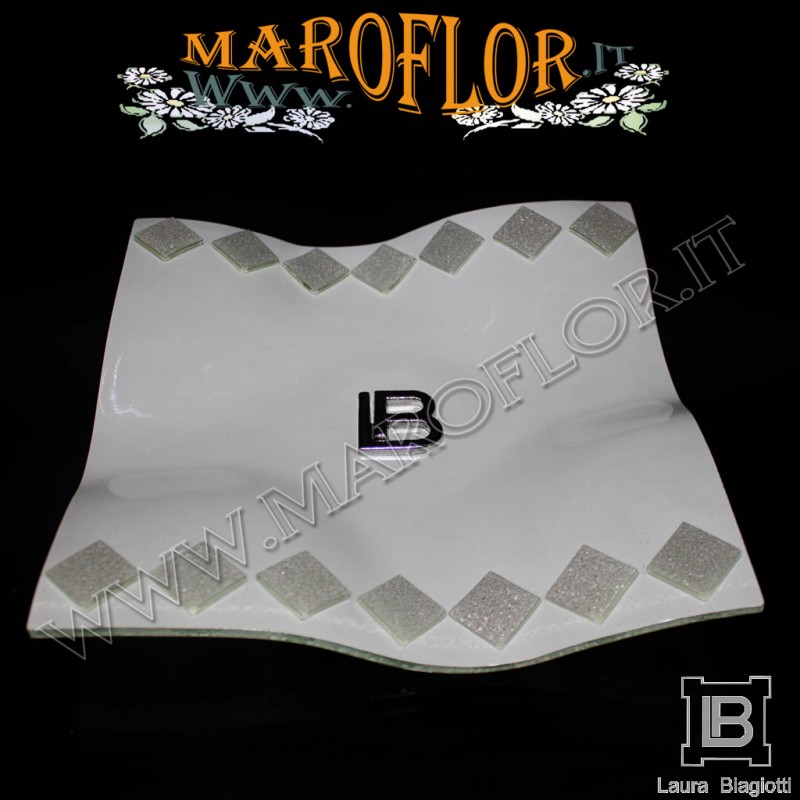 Bomboniera Matrimonio Vassoio 22cm Fabia FB013 Nozze d argento Anniversari