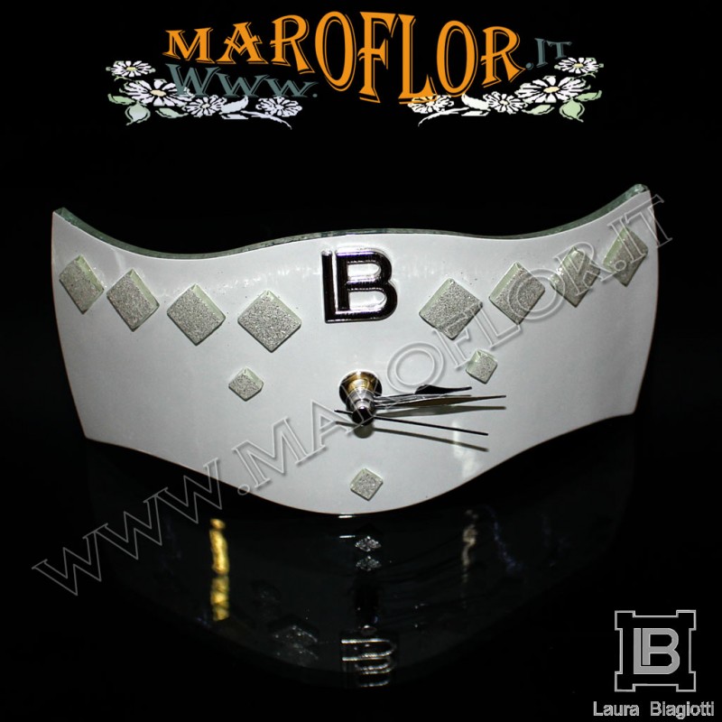 Bomboniera Matrimonio Orologio 19cm Fabia FB043 Anniversari Nozze D argento
