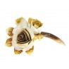 Tralcio Fiore Rosellina con due boccioli in Ceramica Porcellana tipo Capodimonte Bomboniera 8 cm