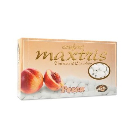 Confetti Maxtris con Mandorle ricoperta di Cioccolato Bianco alla Pesca