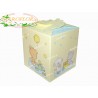 Astuccio Bomboniere Palloncini Celesti cm 10x10xh9