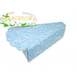 TORTA Vuota Neutra Azzurra per Bomboniere 45 pezzi spicchi + Centrale