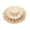 TORTA Vuota Neutra Beige per Bomboniere 32 pezzi spicchi + Centrale