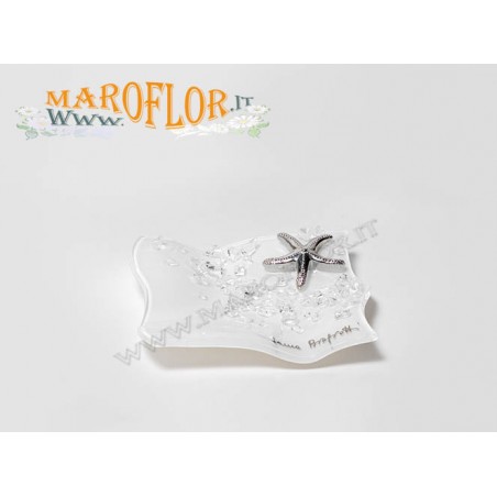 Bomboniera Laura Biagiotti Piattino 12,5 cm Linea Ninfea