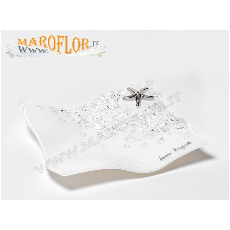 Bomboniera laura Biagiotti Vassoio 20,5 cm Linea Ninfea