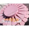 TORTA Vuota Rosa decoro Marmo per Bomboniere 45 pezzi spicchi + Centrale
