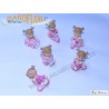 Bimbe su Veicoli Rosa CARBOMBONIERE 5cm in Offerta Stock