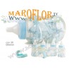 Bomboniere Biberon Azzurre Salvadanaio grande in Plastica con 30 mini Portaconfetti all'interno