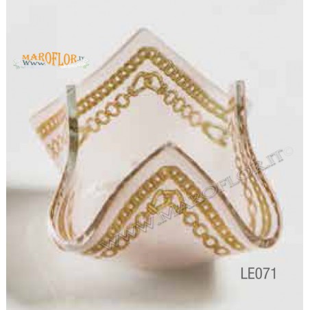 Bomboniera Solidale Laura Biagiotti LE071 PortaCandela h8cm Linea Clelia